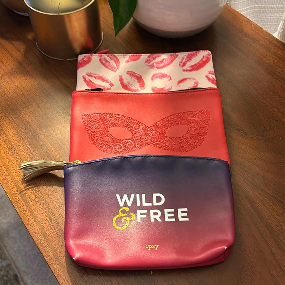 Set of 3 IPSY Make-Up Bags